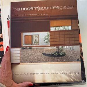 The Modern Japanese Garden by Michael Freeman - Brown and White Edition